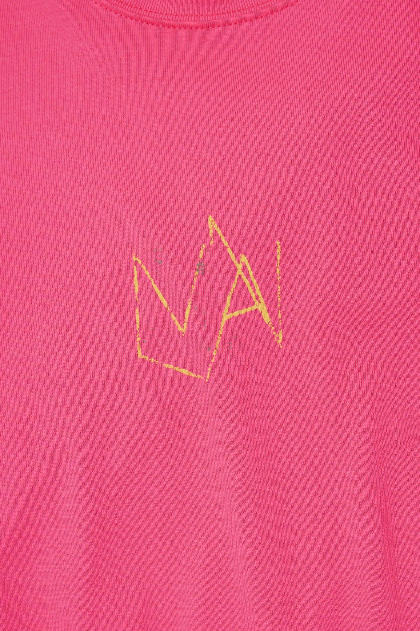 "IN MY ROOM" ULTRA HEAVY TEE IN STATIC PINK