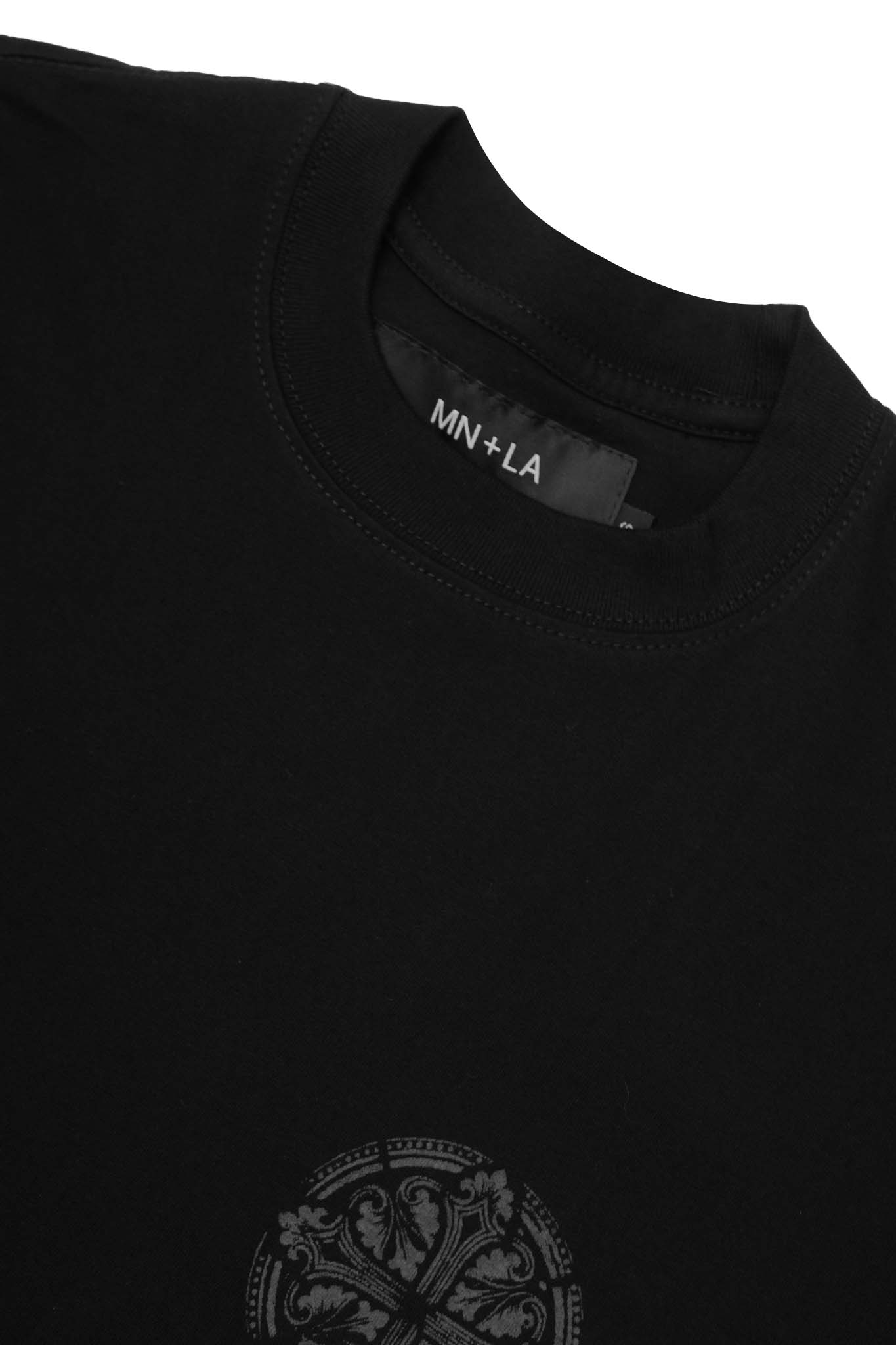"IRON CROSS" TEE IN ANTHRACITE