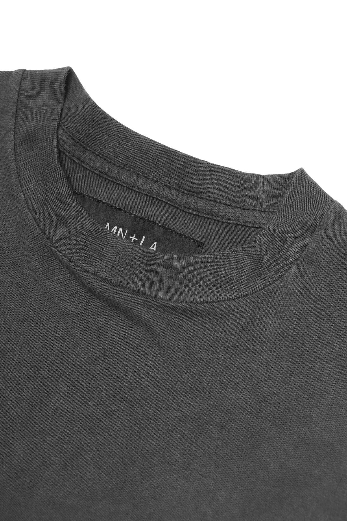 CHOP CHOP TEE IN AGED NOIR