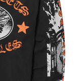 "ARCHANGEL" LONGSLEEVE TEE IN CAVIAR