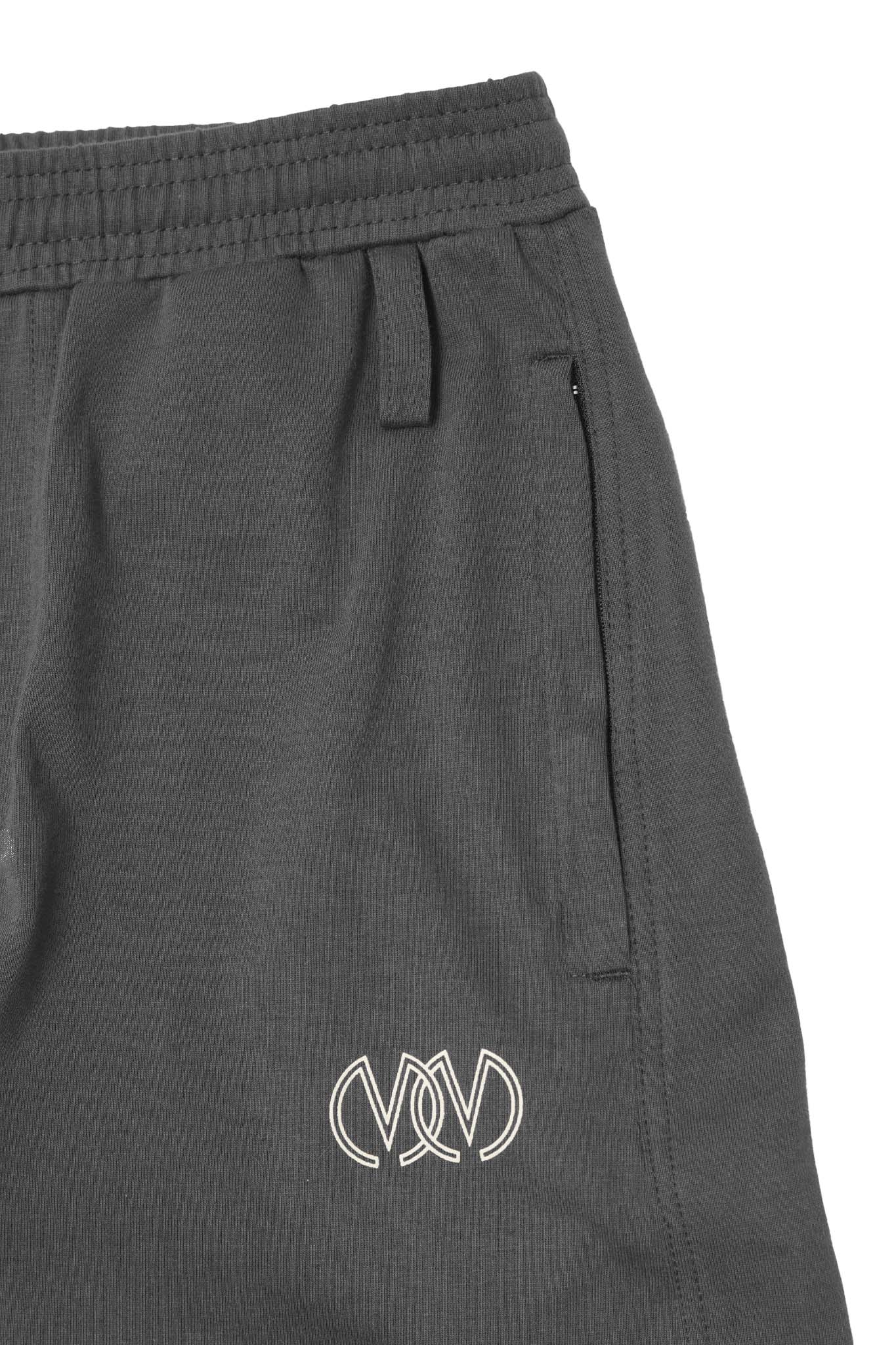 "TWIN M'$" BOOTCUT PANTS IN CHARCOAL GREY