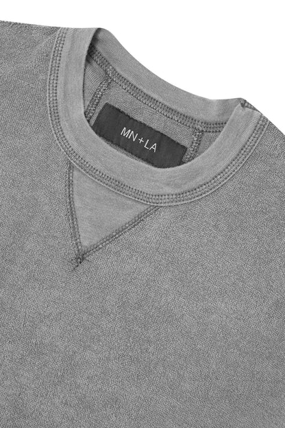 TOWEL MILITIA LONGSLEEVE TEE V3 IN OWL GREY
