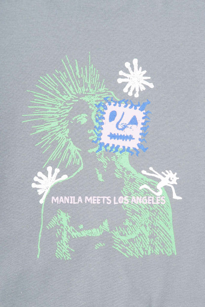 "DEAD INSIDE" TEE IN GLACIER