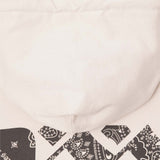 M'$ PAISLEY PATCHWORK MILITIA HOODIE IN OAT