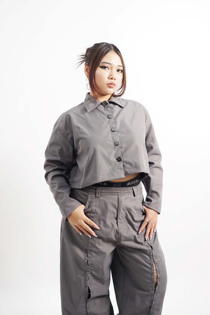 ANIKA JACKET IN STONE GREY