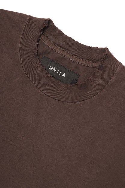 OVERSIZED TEE IN BURNT COPPER