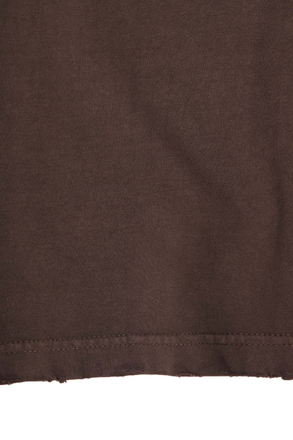 OVERSIZED TEE IN BURNT COPPER