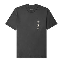 "BALANCE" INSIDE OUT BOX TEE IN CHARCOAL GREY