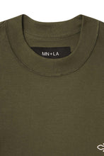 "BALANCE" INSIDE OUT BOX TEE IN OLIVE