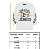 "FAST LANE" LONGSLEEVE TEE IN WHITE