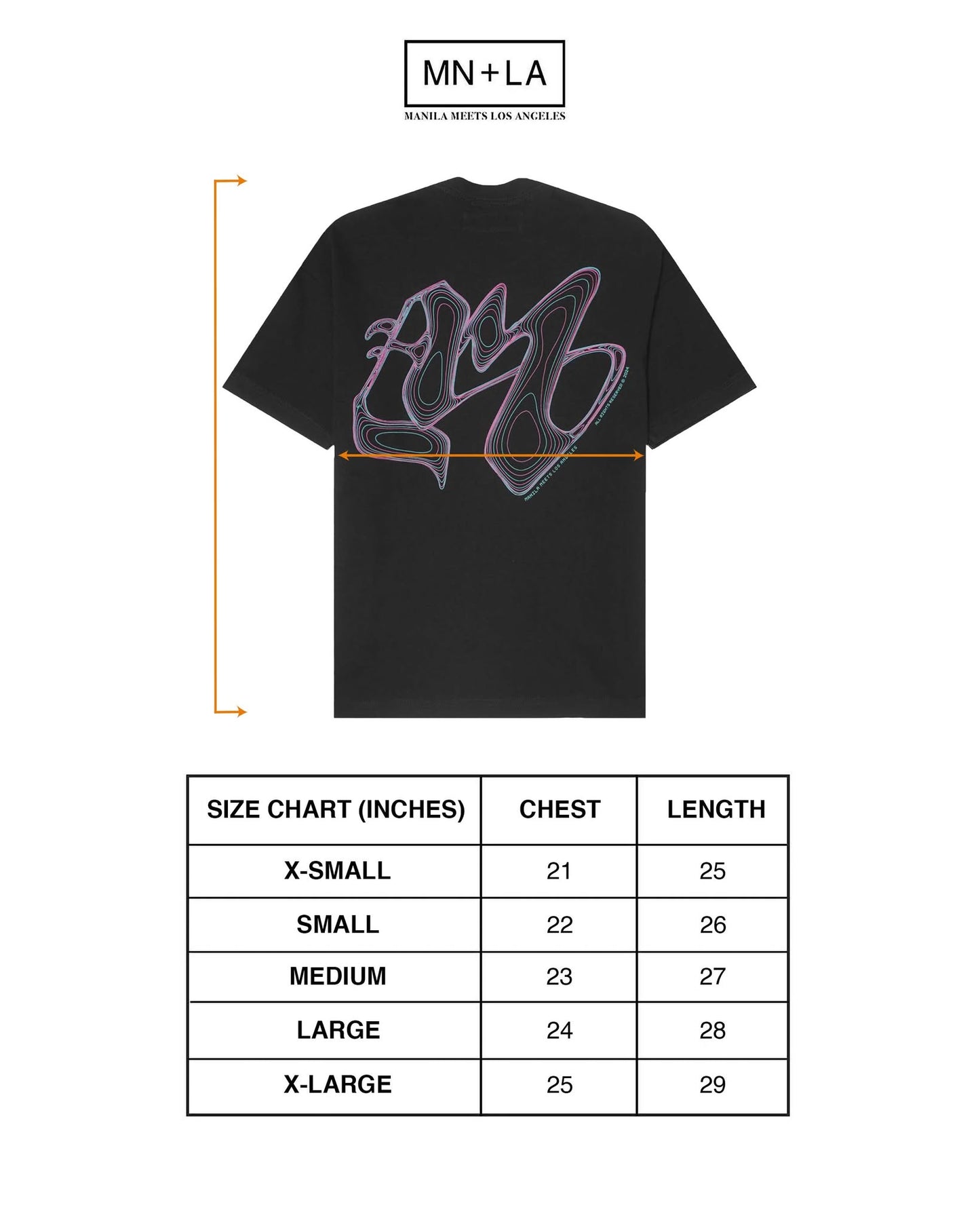 M'$ RIFT BOX TEE IN BRAIN WAVES
