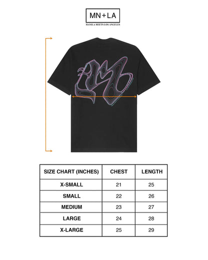 M'$ RIFT BOX TEE IN BRAIN WAVES