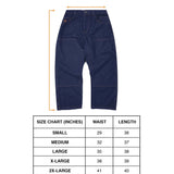 M+ DOUBLE KNEE PHAT PANTS IN SLATE