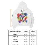 "CITY OF ANGELS" HOODIE IN WHITE