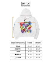 "CITY OF ANGELS" HOODIE IN WHITE