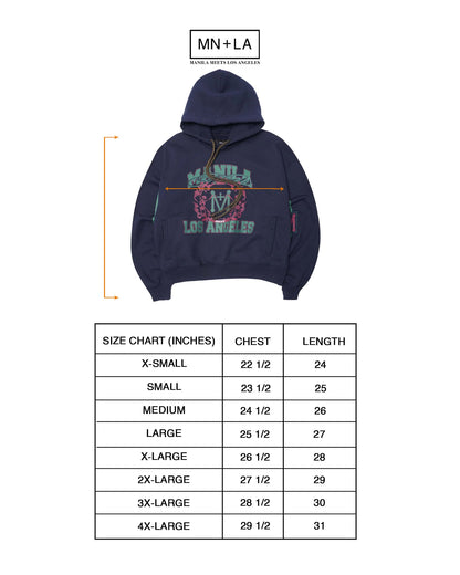 "RENAISSANCE" HOODIE IN CAVIAR