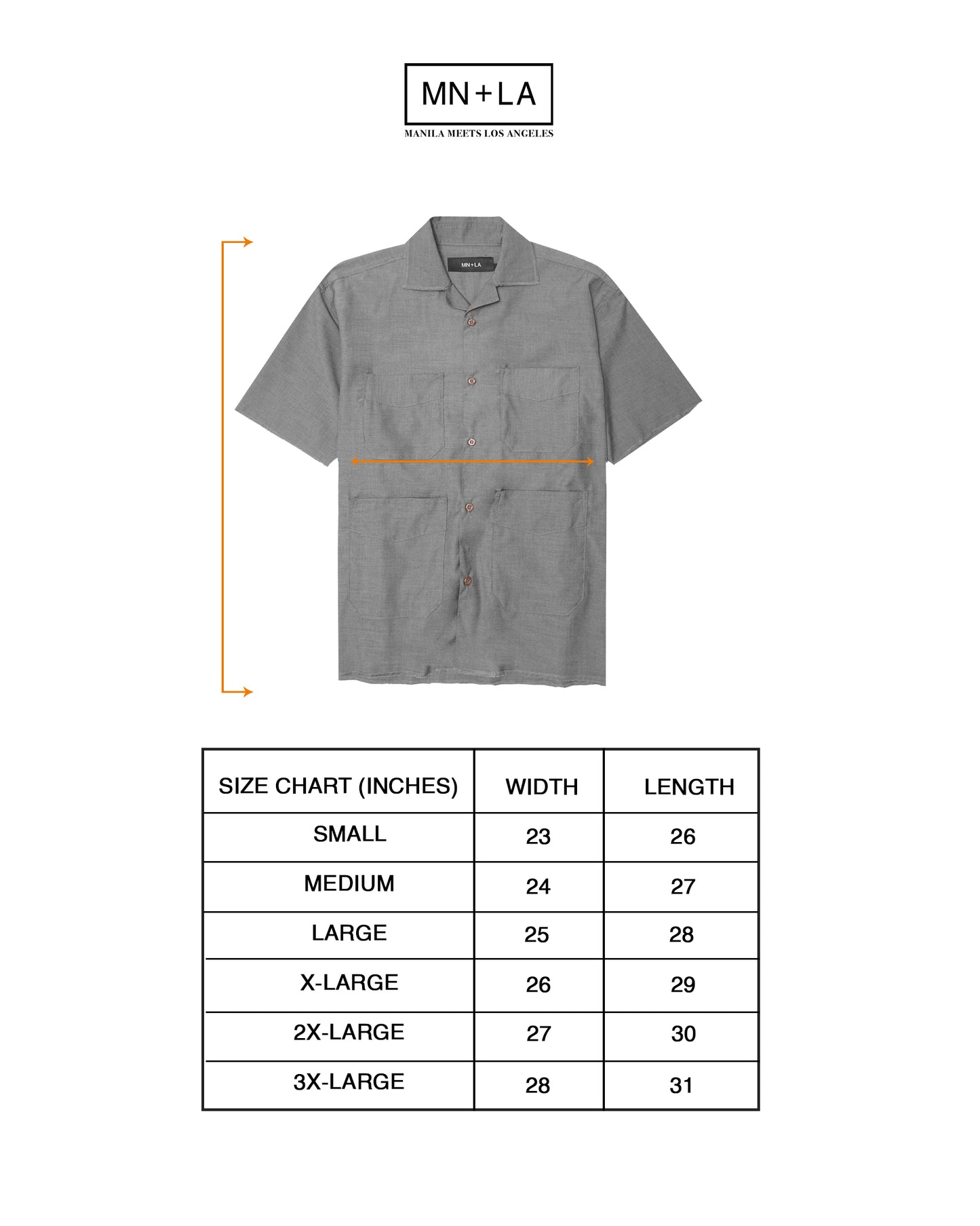4 POCKET CUBAN SHIRT IN IRON GREY