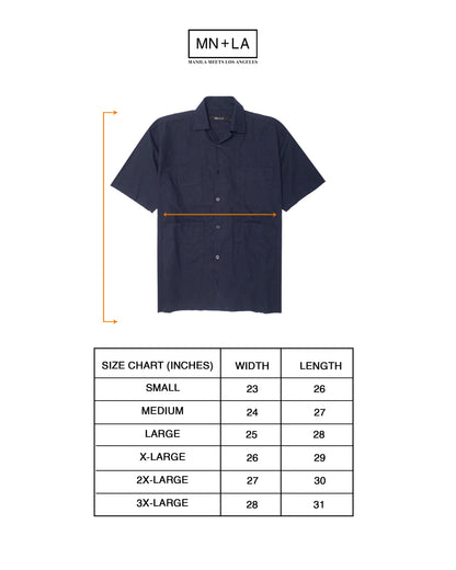 4 POCKET CUBAN SHIRT IN NAVY