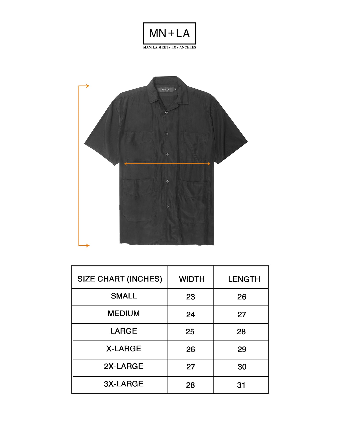 4 POCKET CUBAN SHIRT IN NOIR