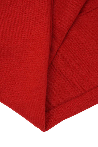 PLEATED WIDE LOUNGE PANTS IN FADED RED