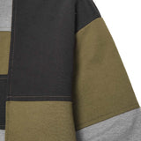 NEEDLEWORK CUTOFF SWEATSHIRT IN TAIGA