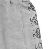 "COLLIDE" KNUCKLEHEAD MESH SHORTS V2 IN CEMENT