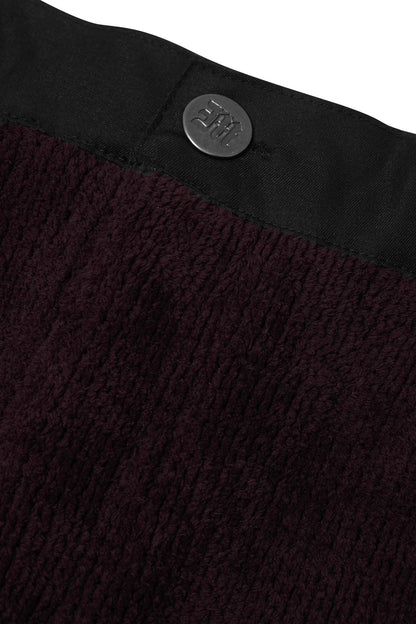 PLEATED ULTRA WIDE PANTS IN SANGRIA