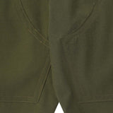M+ DOUBLE KNEE PHAT SHORTS IN MOSS