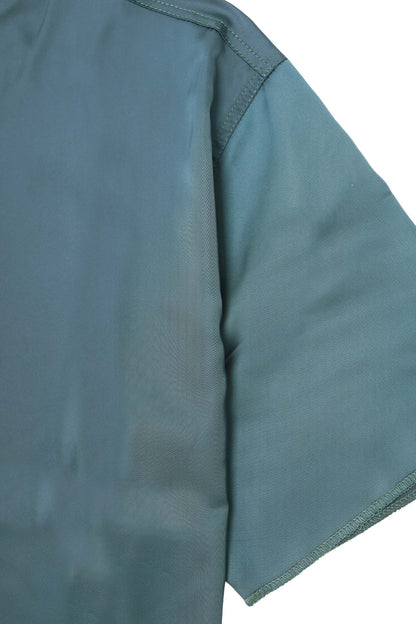 MANDARIN S/S SHIRT IN EMERALD