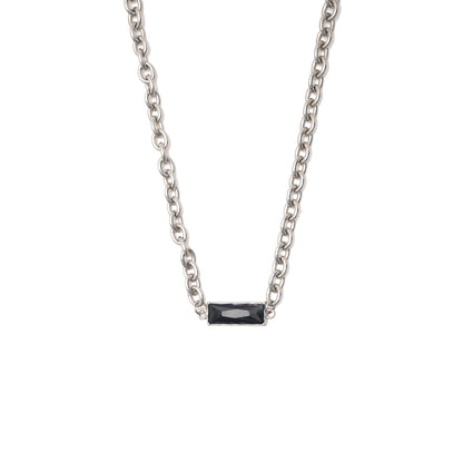 ONYX PRISM CHAIN NECKLACE