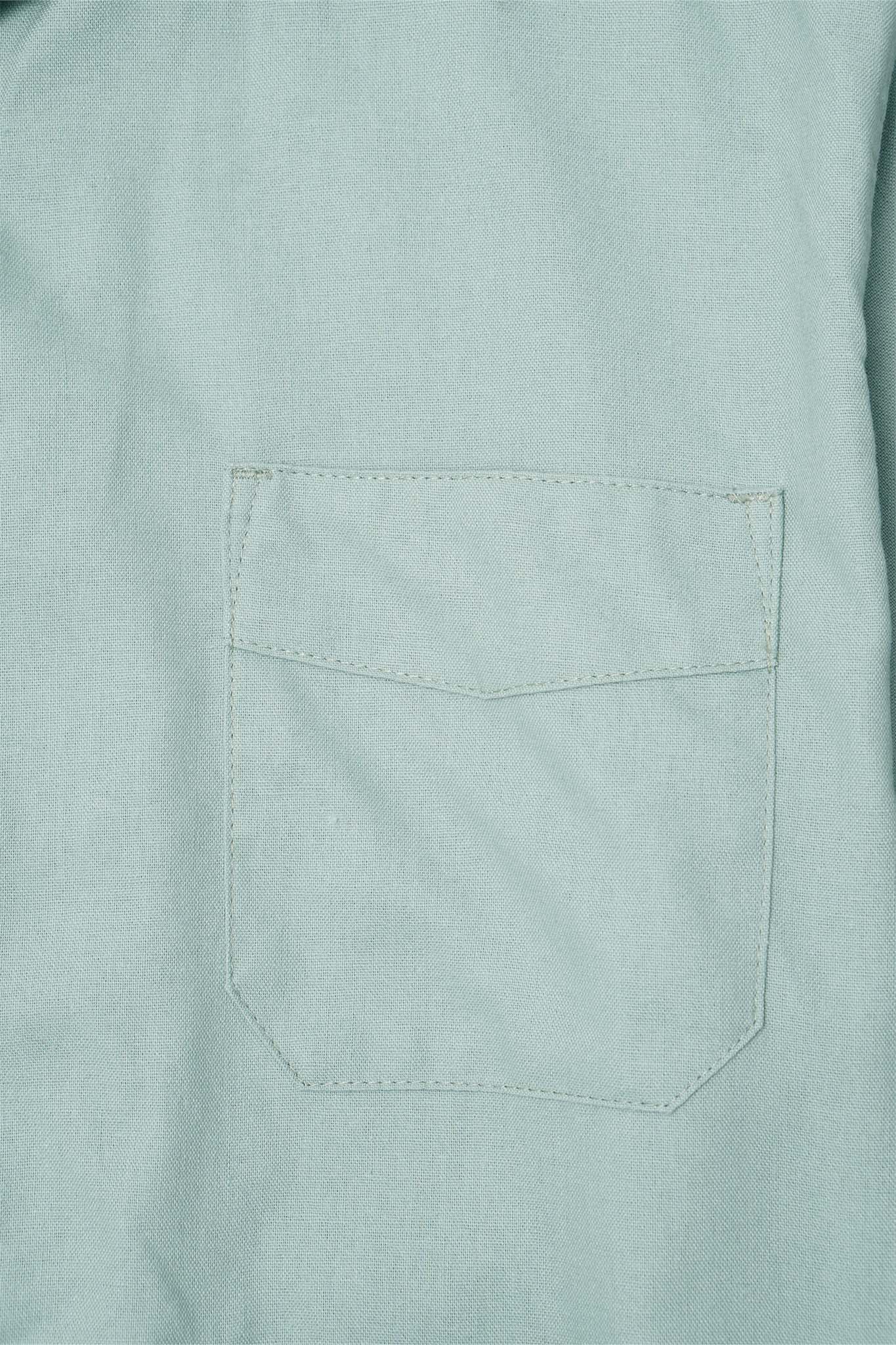4 POCKET CUBAN SHIRT IN TEAL