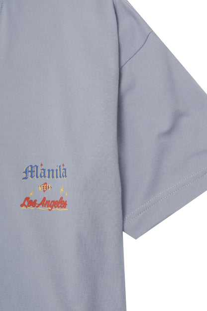 "MIDNIGHT MAGIC" TEE IN GLACIER