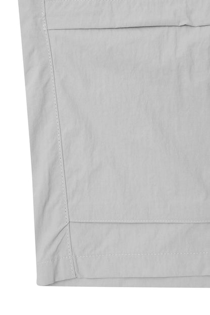 "OUTDOOR EXPLORATION" CRUISE SHORTS IN TAUPE