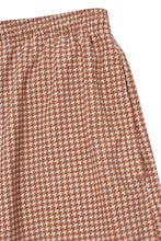 DOJO PANTS IN RUSSET HOUNDSTOOTH