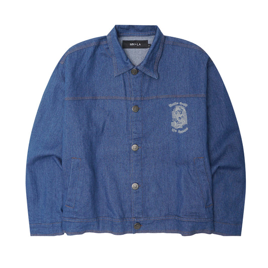 YEAR OF THE DRAGON "TRUE BLUE" TRUCKER JACKET