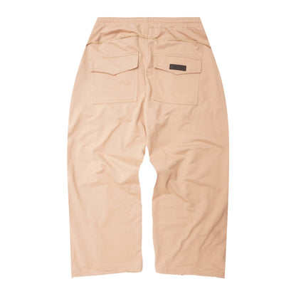 VEINS FRENCH TERRY PANTS IN WHEAT