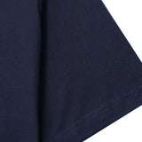 MOCK NECK TEE IN NAVY