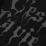 "C'EST LA VIE" TEE IN CAVIAR