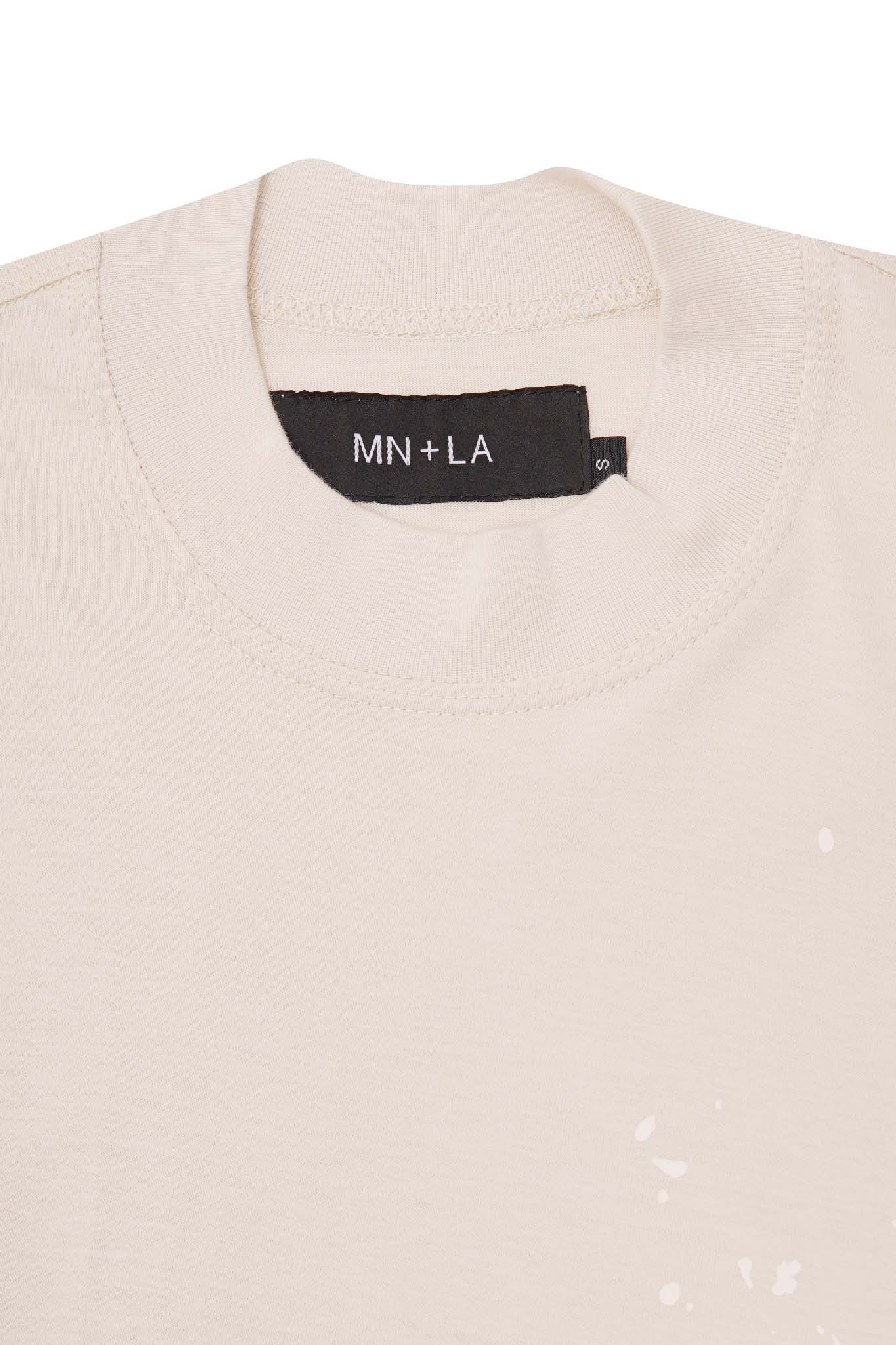 "HITTER" V3 MOCK NECK LITE TEE IN POWDER PINK