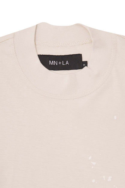 "HITTER" V3 MOCK NECK LITE TEE IN POWDER PINK