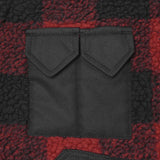 SHINOBI VEST IN CARMINE PLAID