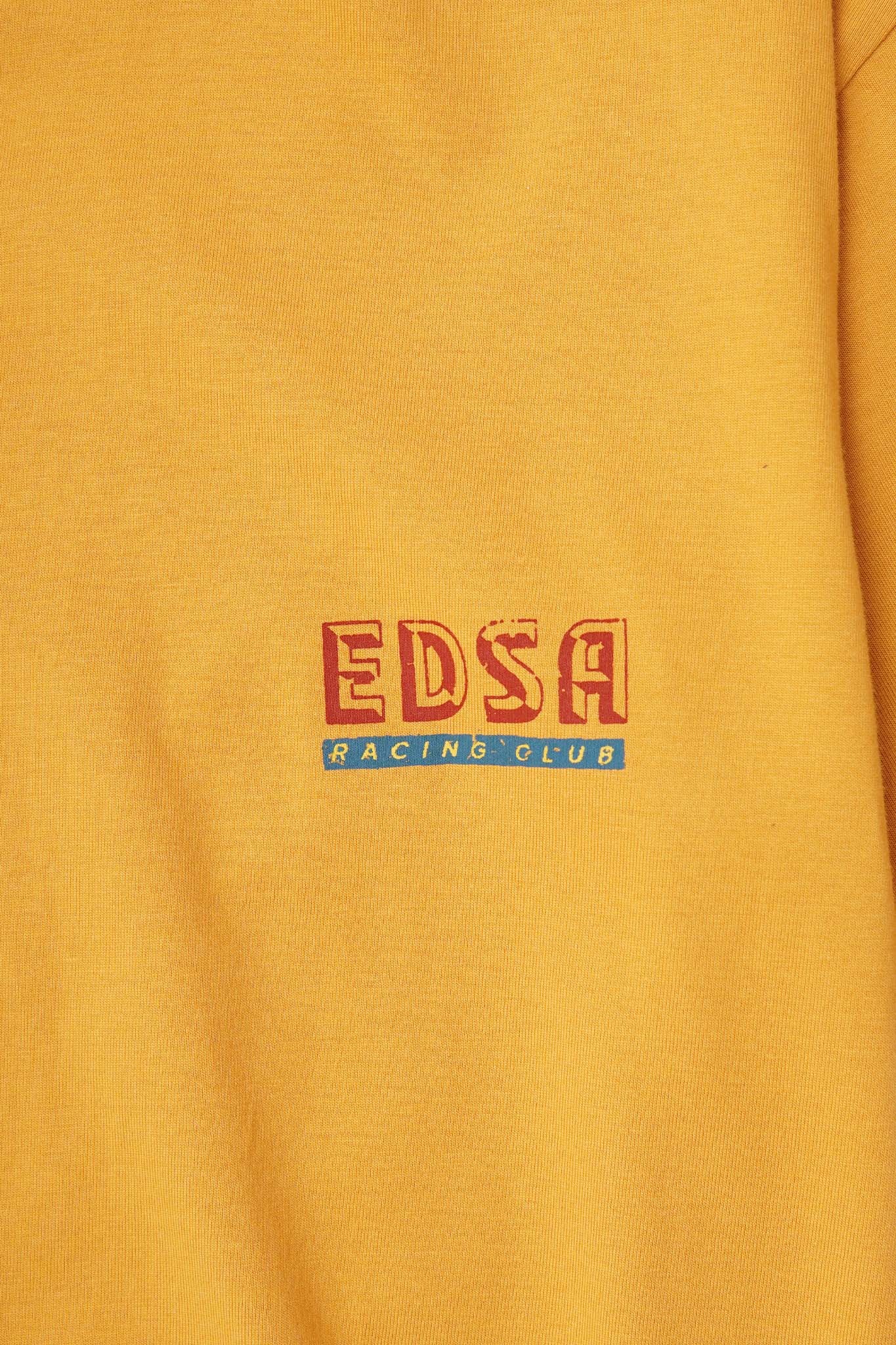 "EDSA RACING CLUB" TEE IN MUSTARD