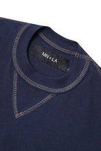 EXO™ MILITIA MOCK NECK TEE IN NAVY/OLIVE