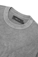 TOWEL TERRY OVERSIZED TEE V3 IN MOON GREY