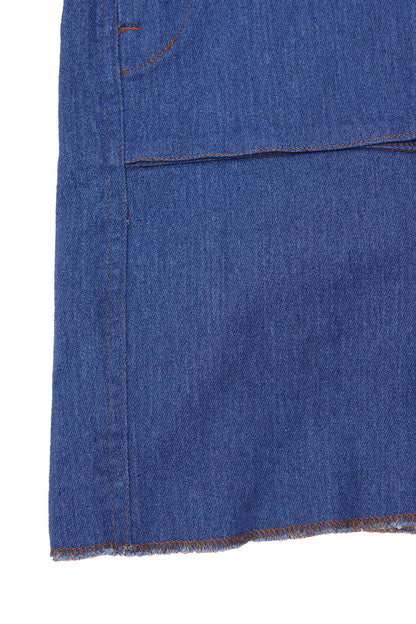 "TRUE BLUE" OVERPOCKET PHAT SHORTS