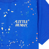 "PAINT SPLAT" LITTLE HUMAN™ TEE IN ELECTRIC BLUE