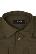 SHINOBI OVERSHIRT IN OLIVE