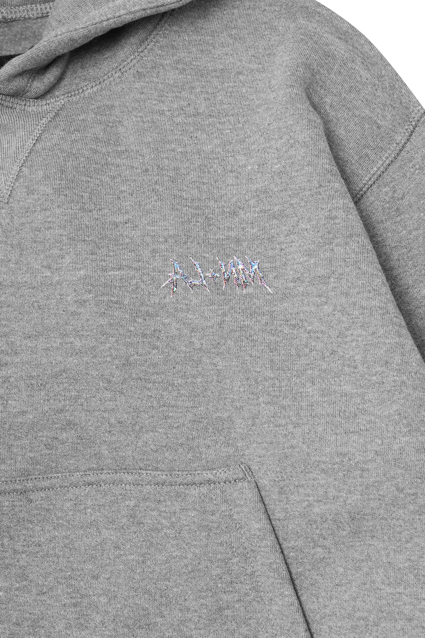 "MERCURIAL" HOODIE IN HEATHER GREY
