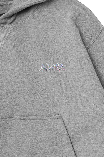 "MERCURIAL" HOODIE IN HEATHER GREY
