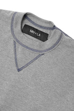 EXO™ MILITIA MOCK NECK TEE IN HEATHER GREY/NAVY